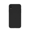 Nillkin - iPhone Xr Hardcase Hülle Synthetic Fiber Carbon Look - Schwarz