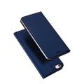 Dux Ducis - iPhone SE (2016) / 5S / 5 Flip Wallet Cover Leder Tasche - Dunkelblau