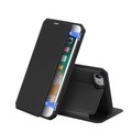 Dux Ducis - iPhone SE (2020) / 8 / 7 Magnet Flip Wallet Cover Leder Tasche - Schwarz