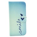 iPhone 6 / 6S Tasche Hülle Portemonnaie Smile & Heart