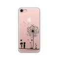 Apfelkiste © - iPhone 8 / 7 / 6S / 6 Gummi Case Hülle Ultra Thin Love Pusteblume - Transparent