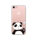 Apfelkiste © - iPhone 8 / 7 / 6S / 6 Gummi Case Hülle Ultra Thin Pandabär - Transparent
