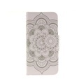 iPhone 8 / iPhone 7 Leder Tasche Wallet - Mandala Flowers