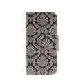 iPhone 8 / iPhone 7 Leder Tasche Wallet - Damask Flowers