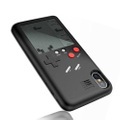 iPhone Xs / X Hardcase Hülle mit integrierter Spiele-Konsole und verschiedenen Retro-Spielen - Schwarz