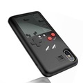 Apple, iPhone Xs / X Hardcase Hülle mit integrierter Spiele-Konsole und verschiedenen Retro-Spielen - Schwarz