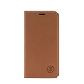 JT Berlin, JT Berlin - iPhone 13 Pro Echtleder Bookcase Hülle Tegel (10755) - Braun (Cognac)