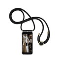 Huawei, Jalouza - Huawei P30 Pro New Edition / P30 Pro Necklace Gummi Hülle Air Cushion Fallschutz + Handykette (HP30ProDKSz) - Transparent / Schwarz