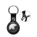 Epico - Apple AirTag Anhänger Leder Case Hülle Schlüsselanhänger (9910131300001) - Schwarz