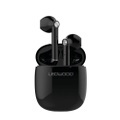 Ledwood - SuperSlim Kabellose Bluetooth 5.0 In-Ear Sport Kopfhörer Headset (T16-TWS-BLK) + Lade Case (300mAh) - Schwarz