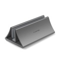 Lention - Aluminium Desktop Tisch Ständer Vertical Stand Macbook / Notebook - Space Grau