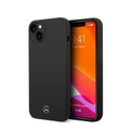 Mercedes Benz - iPhone 14 Plus Silikon Hardcase Hülle (MEHMP14MSILBK) - Schwarz