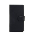 Mike Galeli - 2in1 iPhone 12 Pro Max Echtleder Magnet Wallet Case Tasche Flip Cover (JOSSIP12_6.7-M01) - Schwarz