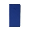 Mike Galeli - Samsung Galaxy A12 Echtleder Book Case Tasche Flip Cover Hand Made (MARCA12-M03) - Blau