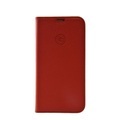 Mike Galeli - iPhone 13 Pro Echtleder Book Case Tasche Flip Cover Hand Made (MARCIP13PRO-M04) - Rot