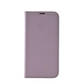 Mike Galeli - iPhone 13 Pro Max Echtleder Book Case Tasche Flip Cover Hand Made (MARCIP13MAX-M02) - Rosa
