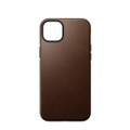 Nomad - iPhone 14 Plus MagSafe Echtleder Hülle Rugged Case (NM01280385) - Braun