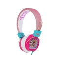 OTL Technologies - LOL Faltbarer Kinder Kopfhörer On-Ear 85dB Begrenzte Lautstärke (LOL680) Grössenverstellbar - Glitzer Pink / Türkis