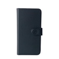 Mike Galeli - 2in1 iPhone 14 Plus Echtleder Magnet Wallet Case Tasche Flip Cover (JOSSIP14MAX-M01) - Schwarz