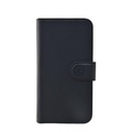 Mike Galeli - 2in1 iPhone 13 Mini Echtleder Magnet Wallet Case Tasche Flip Cover (JOSSIP13MINI-M01) - Schwarz