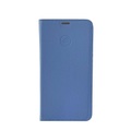 Mike Galeli - Samsung Galaxy A34 5G Echtleder Book Case Tasche Flip Cover Hand Made (MARCA34-M03) - Blau