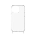 ETUUI - iPhone 13 Pro Necklace Hybrid TPU Hülle Air Cushion Fallschutz mit Ösen (clear-13-13-pro) - Transparent