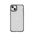 ITSkins - iPhone 14 Hybrid Clear Antimikrobielle Schutz Hardcase Hülle (Fallschutz 3 Meter) - Transparent / Schwarz