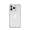 ITSkins - iPhone 14 Pro Hybrid Clear Antimikrobielle Schutz Hardcase Hülle (Fallschutz 3 Meter) - Transparent