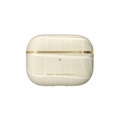 iDeal of Sweden - AirPods Pro Atelier Leder Tasche Schutzhülle Abdeckung (IDAPCSS22-PRO-395) - Cream Beige Croco