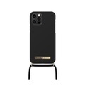 iDeal of Sweden - iPhone 12 / iPhone 12 Pro Necklace Case Hardcase Hülle Ordinary + Handykette (IDPNSS21-I2061-267) - Jet Black