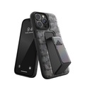 adidas Sports - iPhone 14 Pro Max PU Hülle Grip Case Camo (50250) - Schwarz / Grau