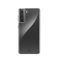 XQISIT - Samsung Galaxy S21 FE 5G Antibakterielle Flex Case Gummi Hülle (47274) - Transparent