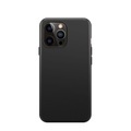 XQISIT - iPhone 14 Pro Antibakterielle Silikon Case Hülle (50434) - Schwarz