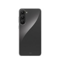 XQISIT - Samsung Galaxy S23 5G Antibakterielle Flex Case Gummi Hülle (52592) - Transparent