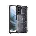 Samsung Galaxy S22+ Plus 5G Hybrid TPU Bumper Case Hülle Air Cushion Fallschutz - Schwarz / Transparent