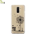 Apfelkiste © - Samsung Galaxy A6 (2018) Gummi Case Hülle Ultra Thin Love Pusteblume - Transparent