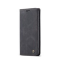 Caseme - Samsung Galaxy S20 Ultra Leder Tasche Flip Wallet Etui mit Kartenfächern - Schwarz