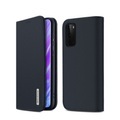 Dux Ducis - Samsung Galaxy S20 Flip Wallet Cover Echtleder Tasche Wish Series - Dunkelblau