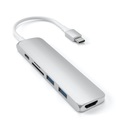 Satechi Usb-C Slim Aluminium Multiport Adapter V2