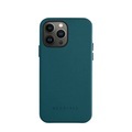 Sohotree - iPhone 13 Pro Max Fuji Schutzhülle aus Veganem Apfelleder - Petrol (Grün)