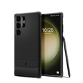 Spigen - Samsung Galaxy S23 Ultra 5G Rugged Armor Hybrid Case Hülle (ACS05613) - Schwarz (Matt)
