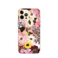 Apfelkiste © - iPhone 12 Pro Max Gummi Case Hülle Ultra Thin Gepresste Blumen - Transparent