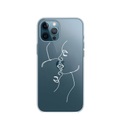Apfelkiste © - iPhone 12 Pro Max Gummi Case Hülle Ultra Thin Reverse Love - Transparent