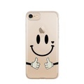 Apfelkiste © - iPhone SE (2022/2020) / 8 / 7 / 6S Gummi Case Hülle Ultra Thin Happy Smile - Transparent