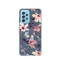 Apfelkiste © - Samsung Galaxy A52s 5G / A52 (5G) Gummi Case Hülle Ultra Thin Hibiskus Blüten - Transparent