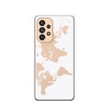 Apfelkiste © - Samsung Galaxy A53 5G Gummi Case Hülle Ultra Thin Weltkarte - Weiss