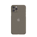 TOTU - iPhone 11 Pro Max Ultra Thin Kunststoff Hülle Mesh Design - Grau / Transparent