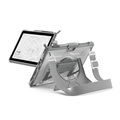 UAG Urban Armor Gear - Microsoft Surface Go 3 / Go 2 / Go Schutzhülle Plasma Case Handschlaufe + Schultergurt (321073B14130) - Weiss / Grau