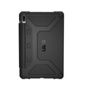 Urban Armor Gear BookCase Tablet Tasche, modellspezifisch Samsung Galaxy Tab S7 Schwarz