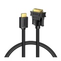 Ugreen - (1.5m) HDMI auf DVI 1080p@60Hz FullHD Kabel mit vergoldeten Kontakten - Schwarz